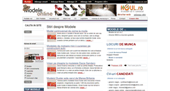 Desktop Screenshot of modele-de.ro